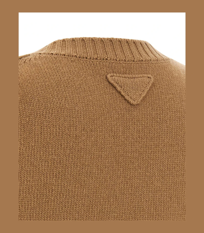 Prada Sweater in brown, Virgin Wool — view 4