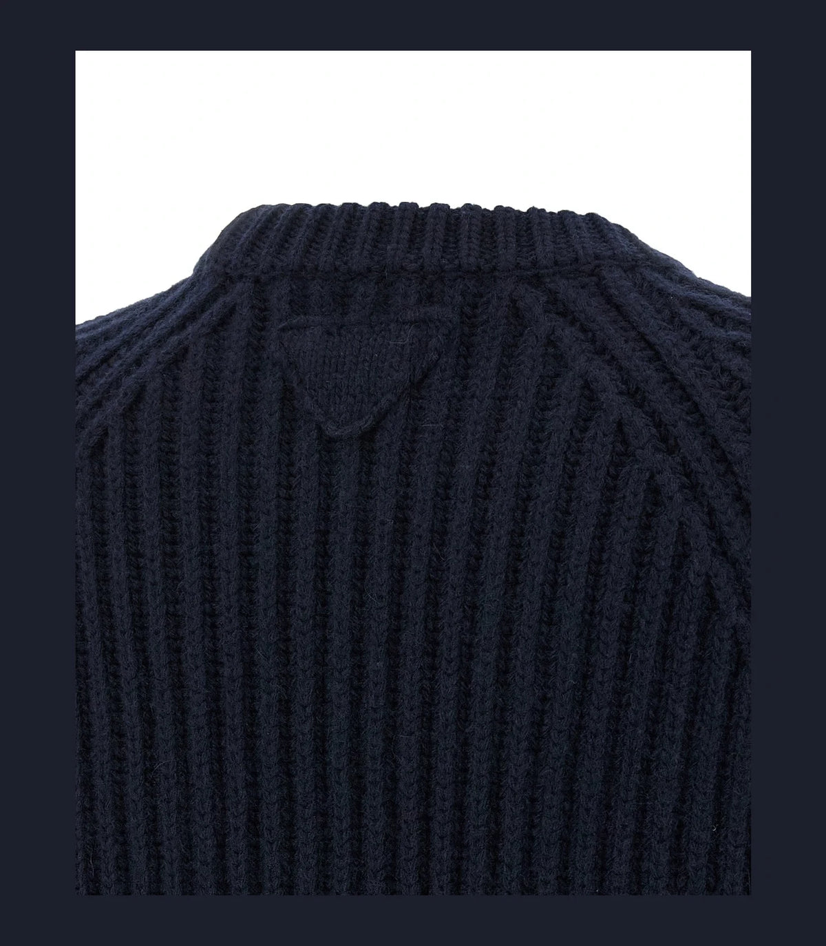 Prada Sweater in navy, Virgin Wool — view 4