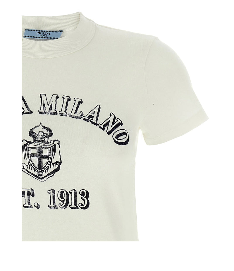 Prada T-Shirt in white, Cotton — view 3
