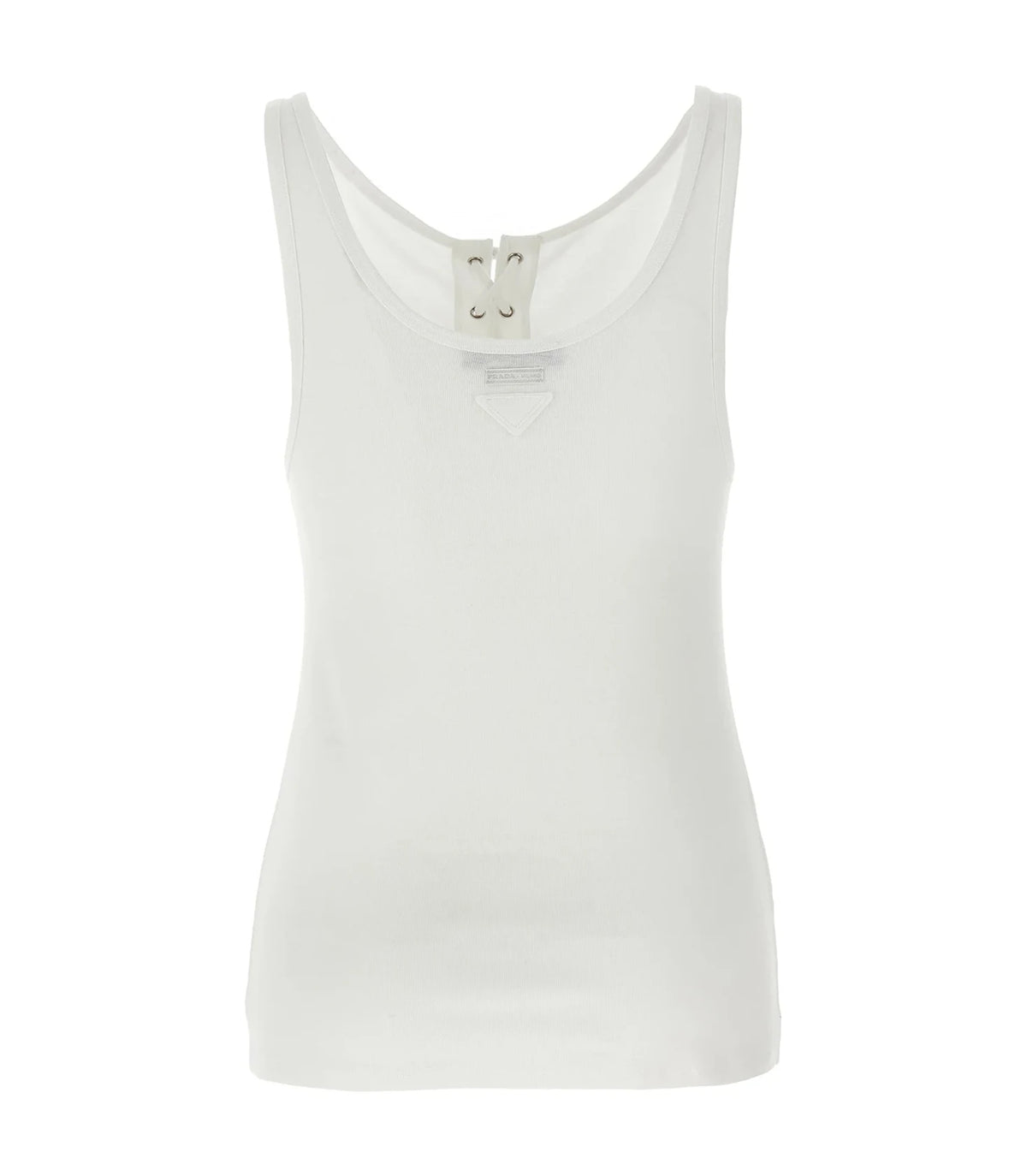 Prada Tank Top in white, Cotton — view 2