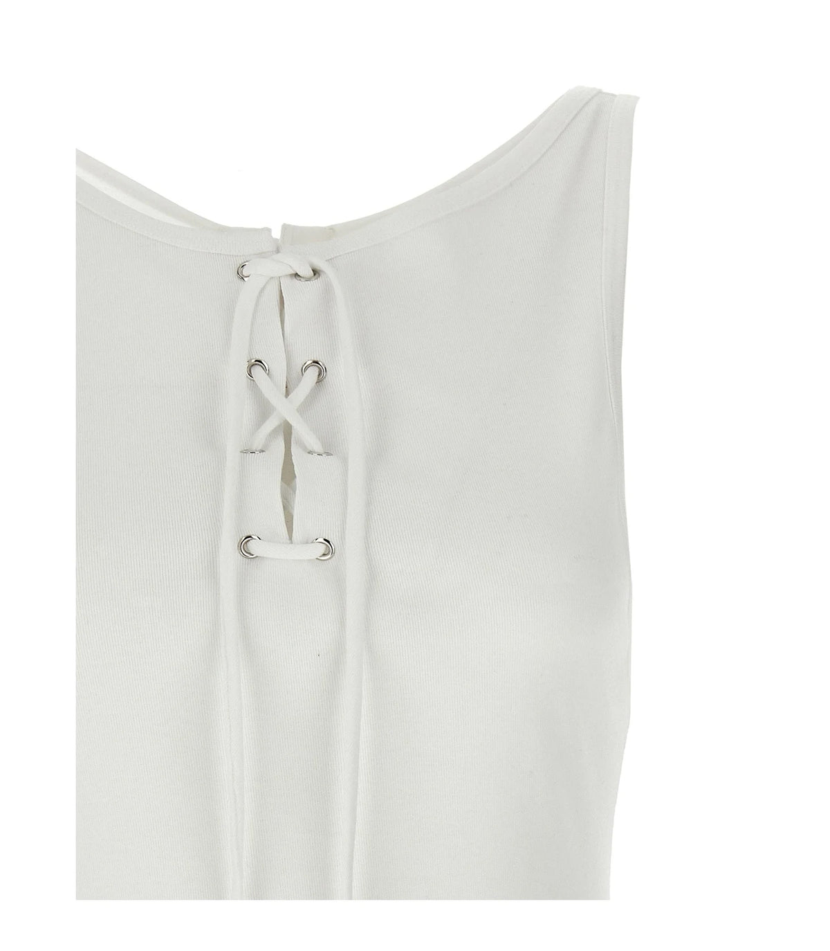 Prada Tank Top in white, Cotton — view 3