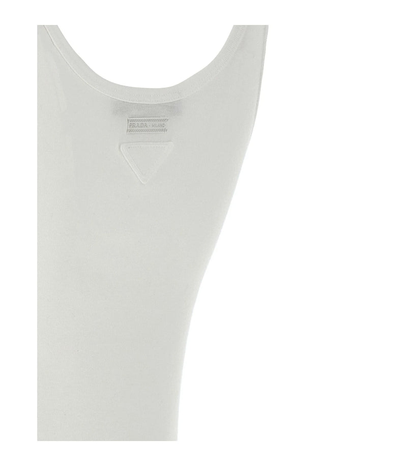 Prada Tank Top in white, Cotton — view 4