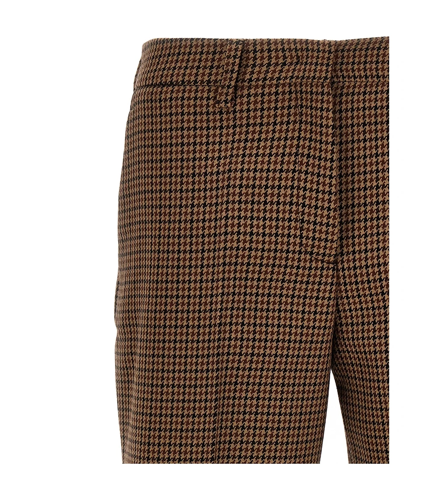 Prada Trouser in brown, Virgin Wool — view 3