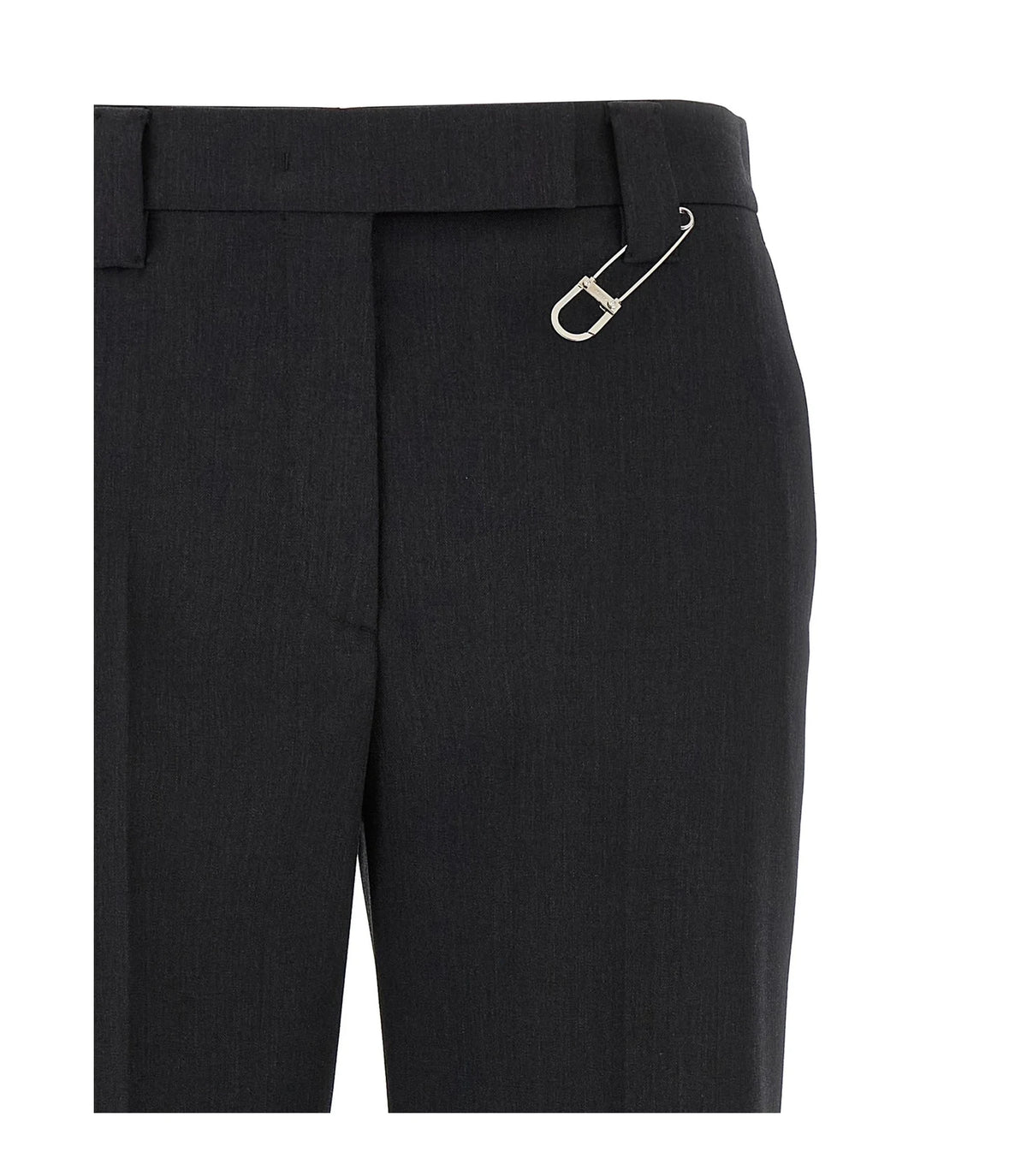 Prada Trouser in gray, Virgin Wool — view 3