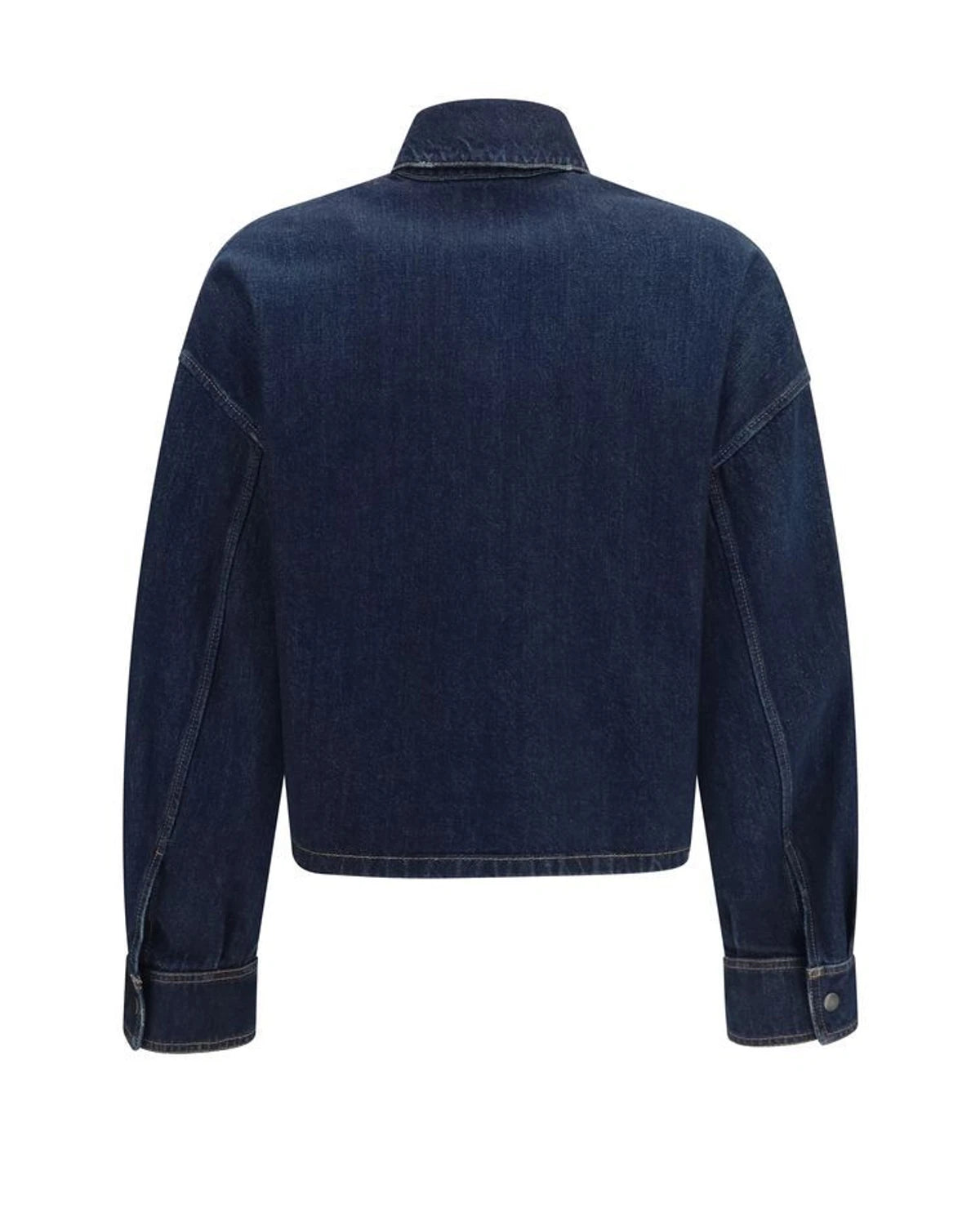 Prada Trucker Jacket in blue, Cotton — view 2