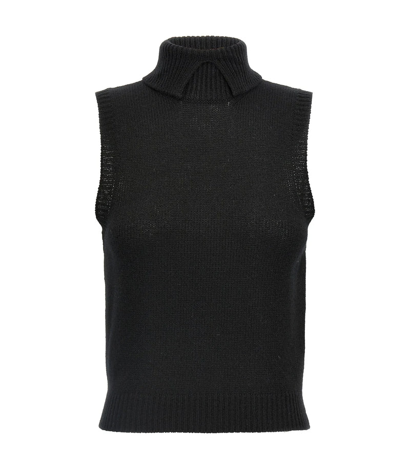Prada Vest in black, Cashmere