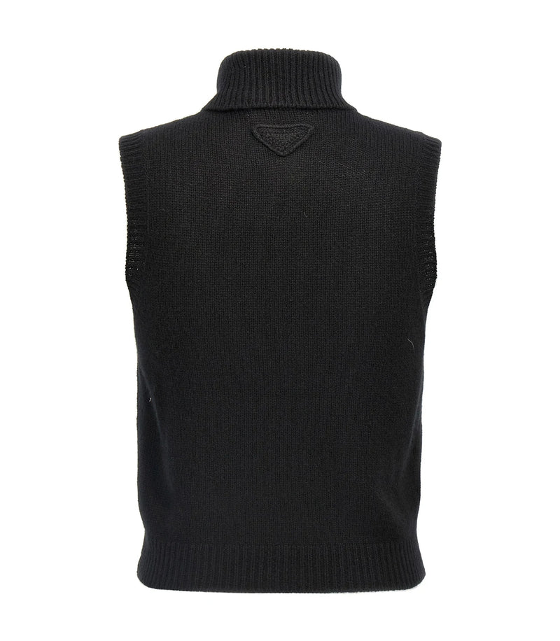 Prada Vest in black, Cashmere — view 2