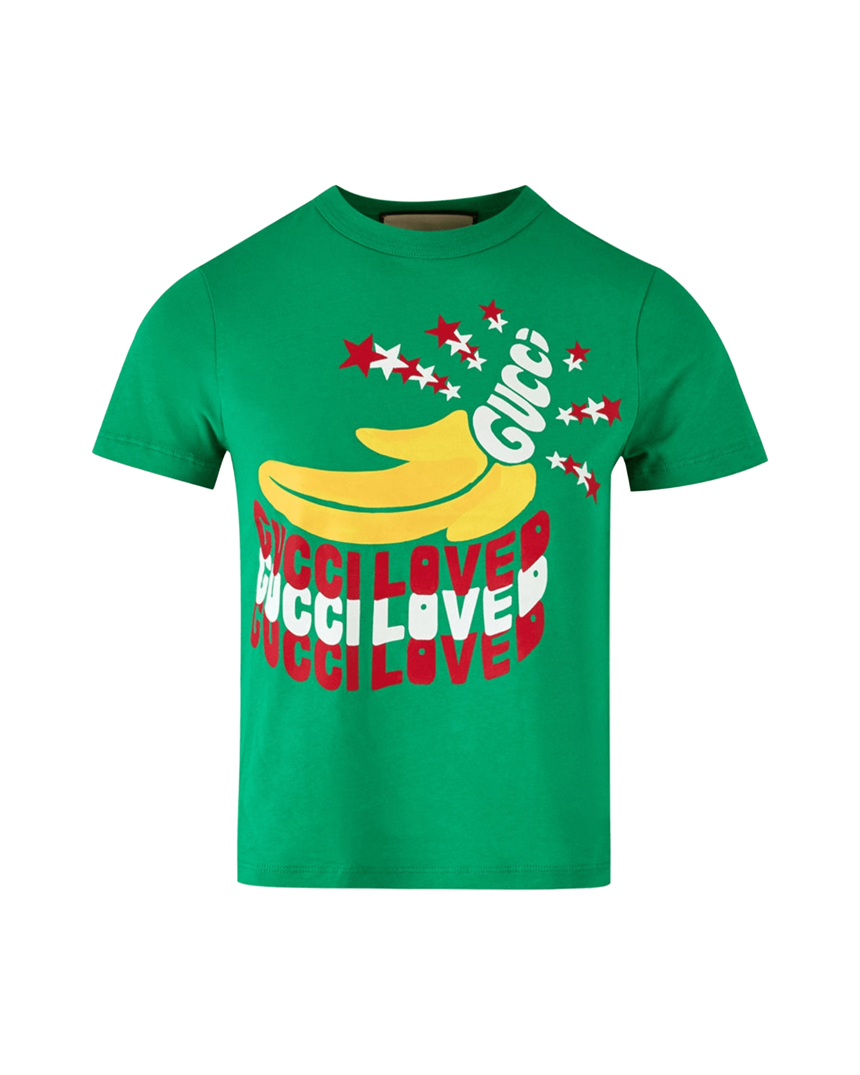 Gucci Green Cotton Logo T-Shirt Glam Steals
