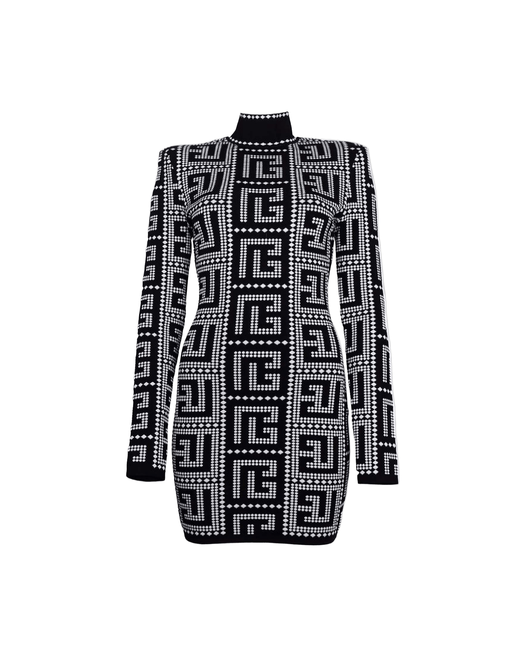 Balmain Black Viscose Dress Glam Steals