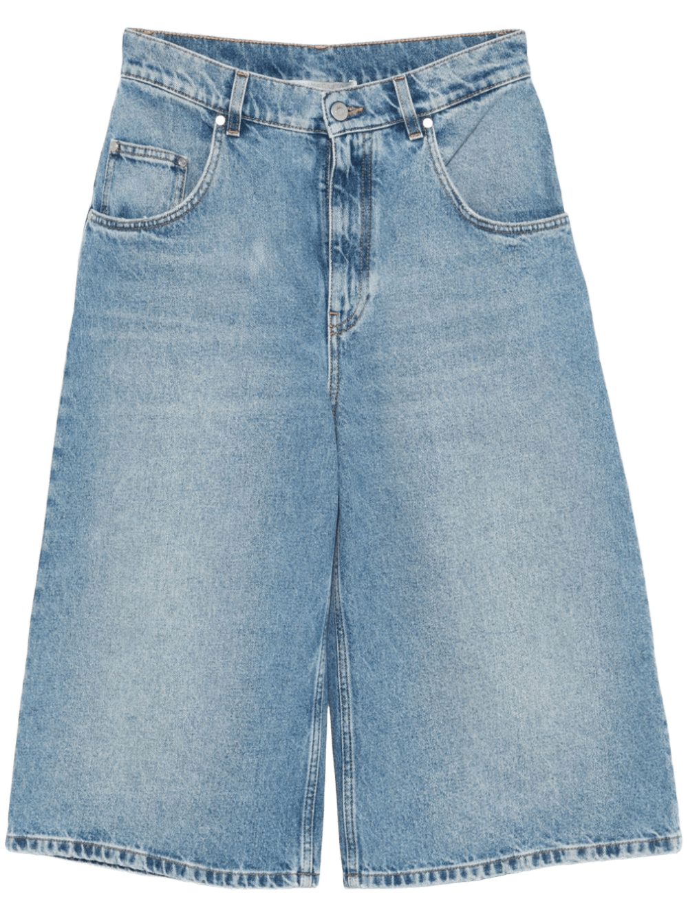 Stella Mccartney Cotton Denim Bermuda Shorts Glam Steals