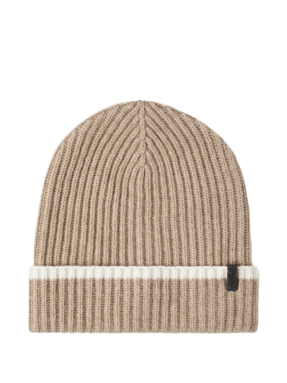 Brunello Cucinelli English Rib Cashmere Knit Skullcap with Monili Glam Steals