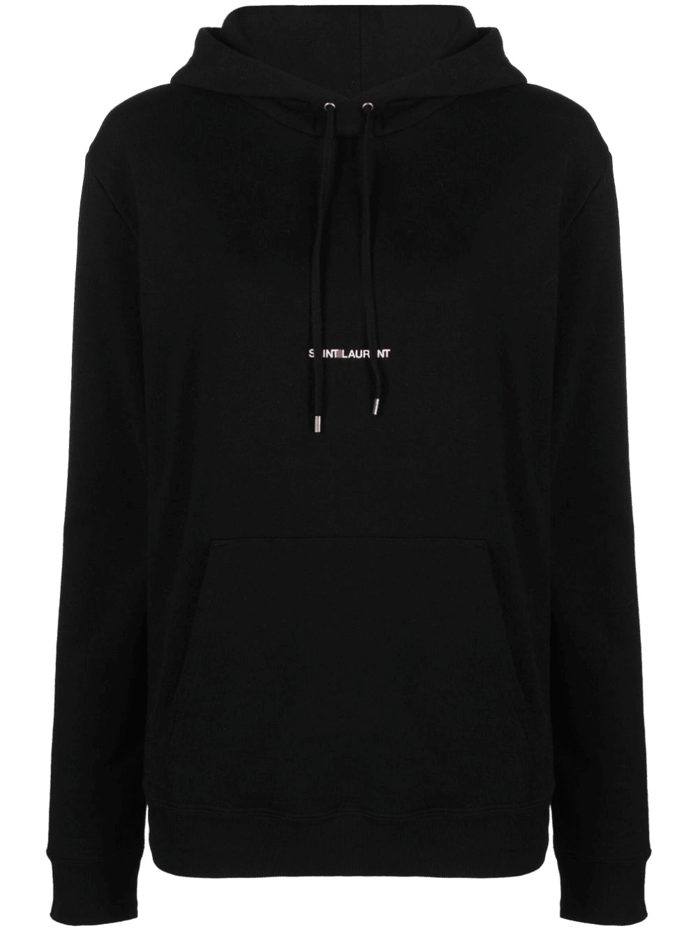 Saint Laurent Logo Print Hoodie Glam Steals