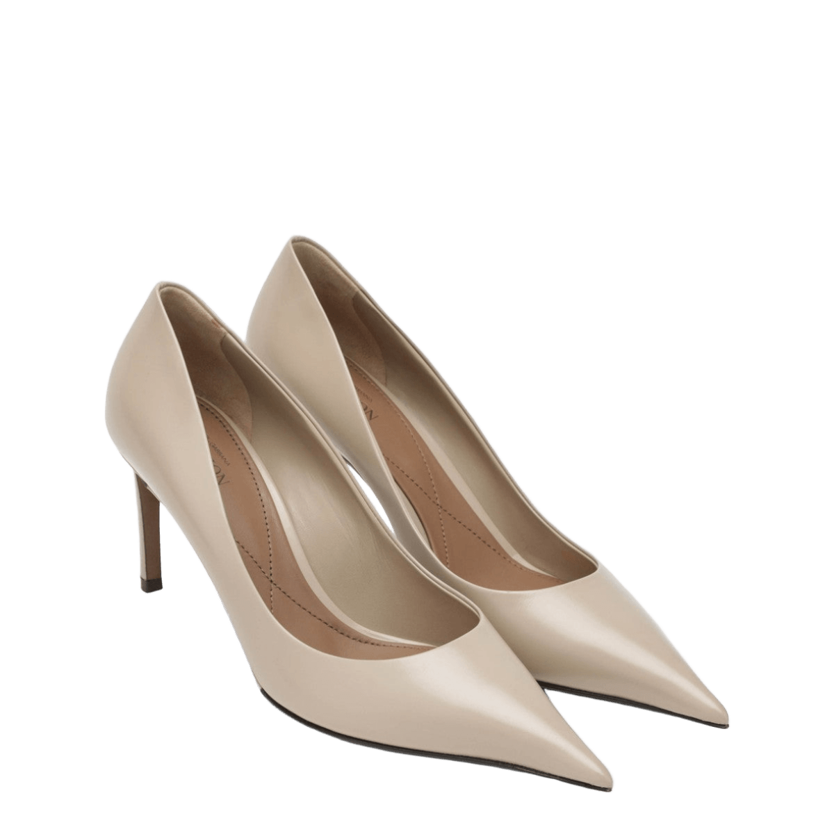 Dolce & Gabbana Dolce&Gabbana Beige calfskin décolleté devotion Glam Steals