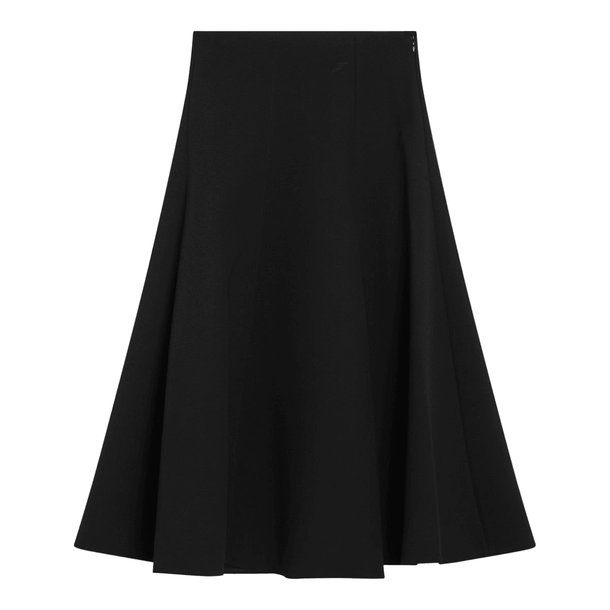 JACQUEMUS Black flared wool skirt Glam Steals