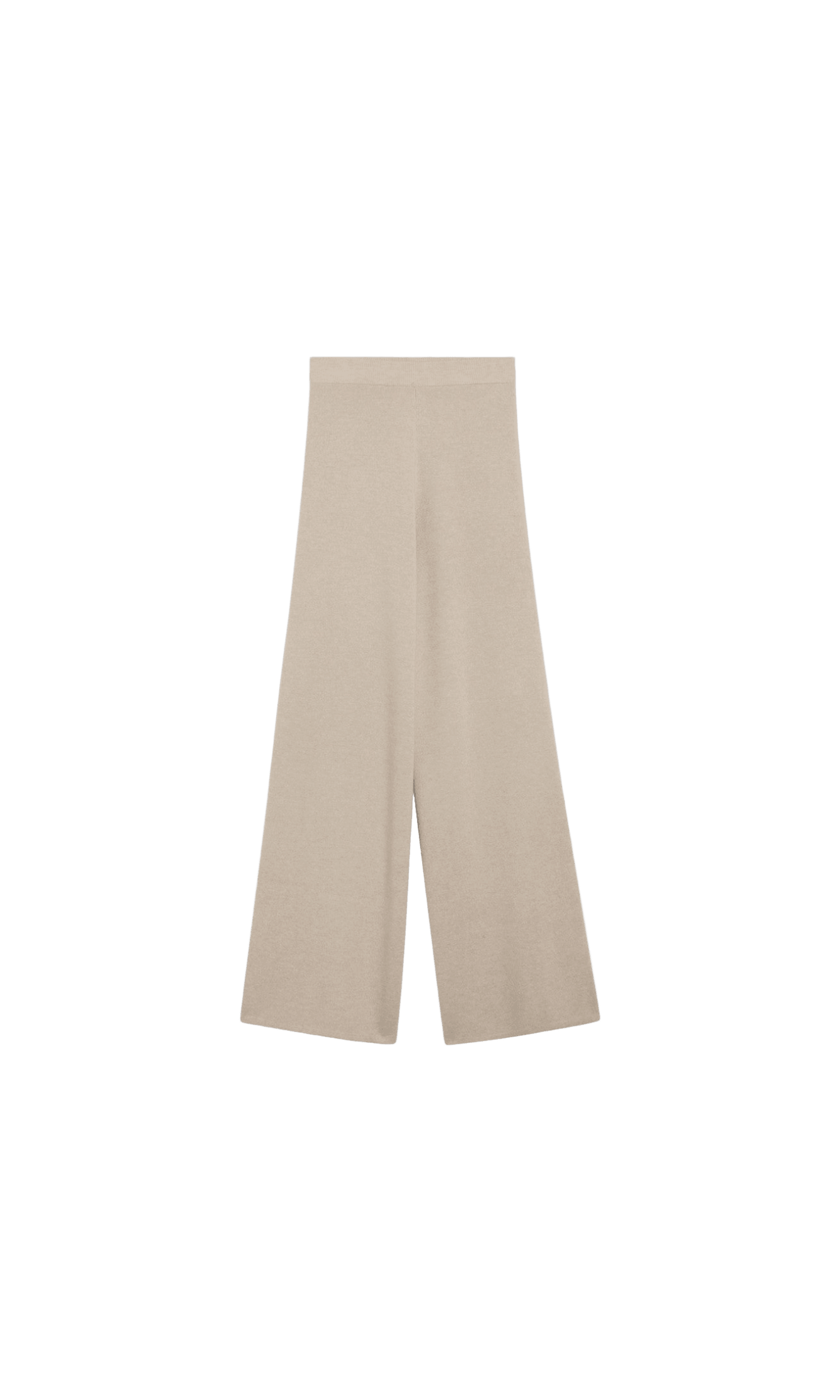 Max Mara Beige wool and cashmere knit trousers Glam Steals