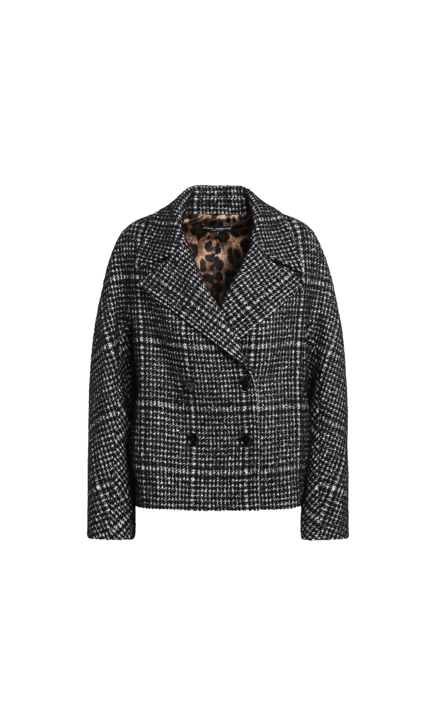 Dolce & Gabbana Dolce&Gabbana Black/white houndstooth jacket Glam Steals