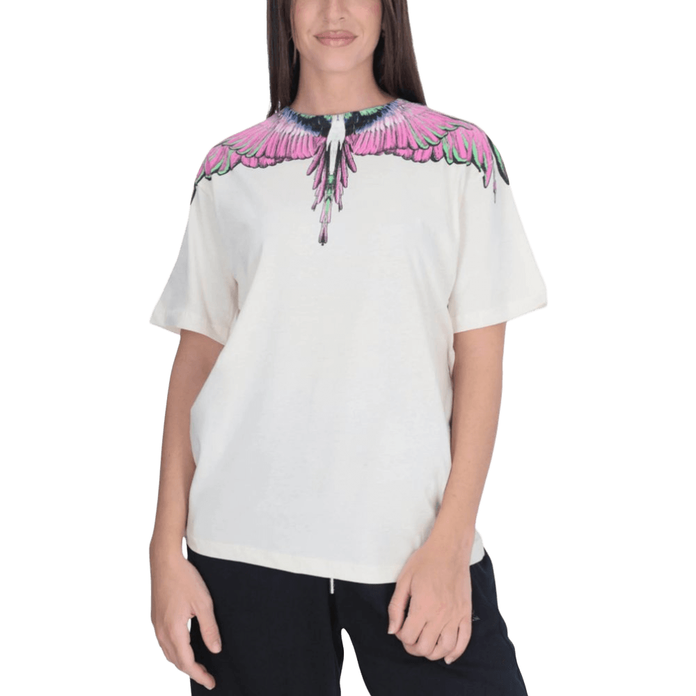 County of Milan White Cotton T-Shirt Glam Steals