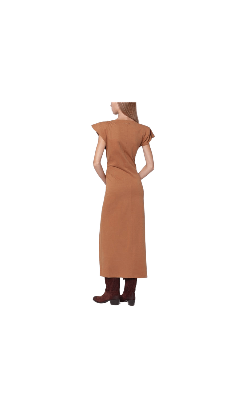 Isabel Marant Camel Cotton Coloured Nadela Dress Glam Steals
