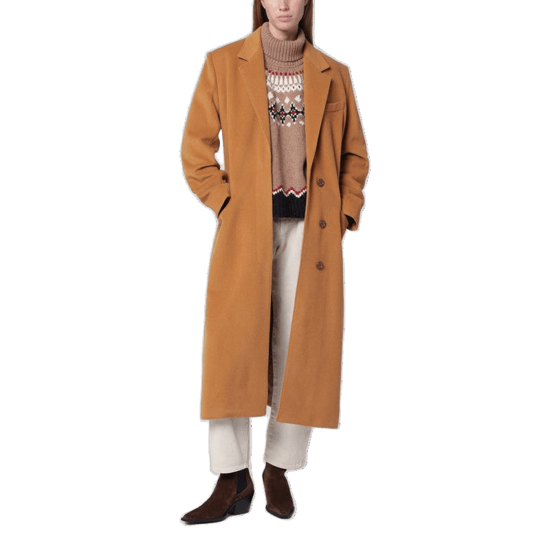 Isabel Marant Camel Wool Blend Coat Glam Steals