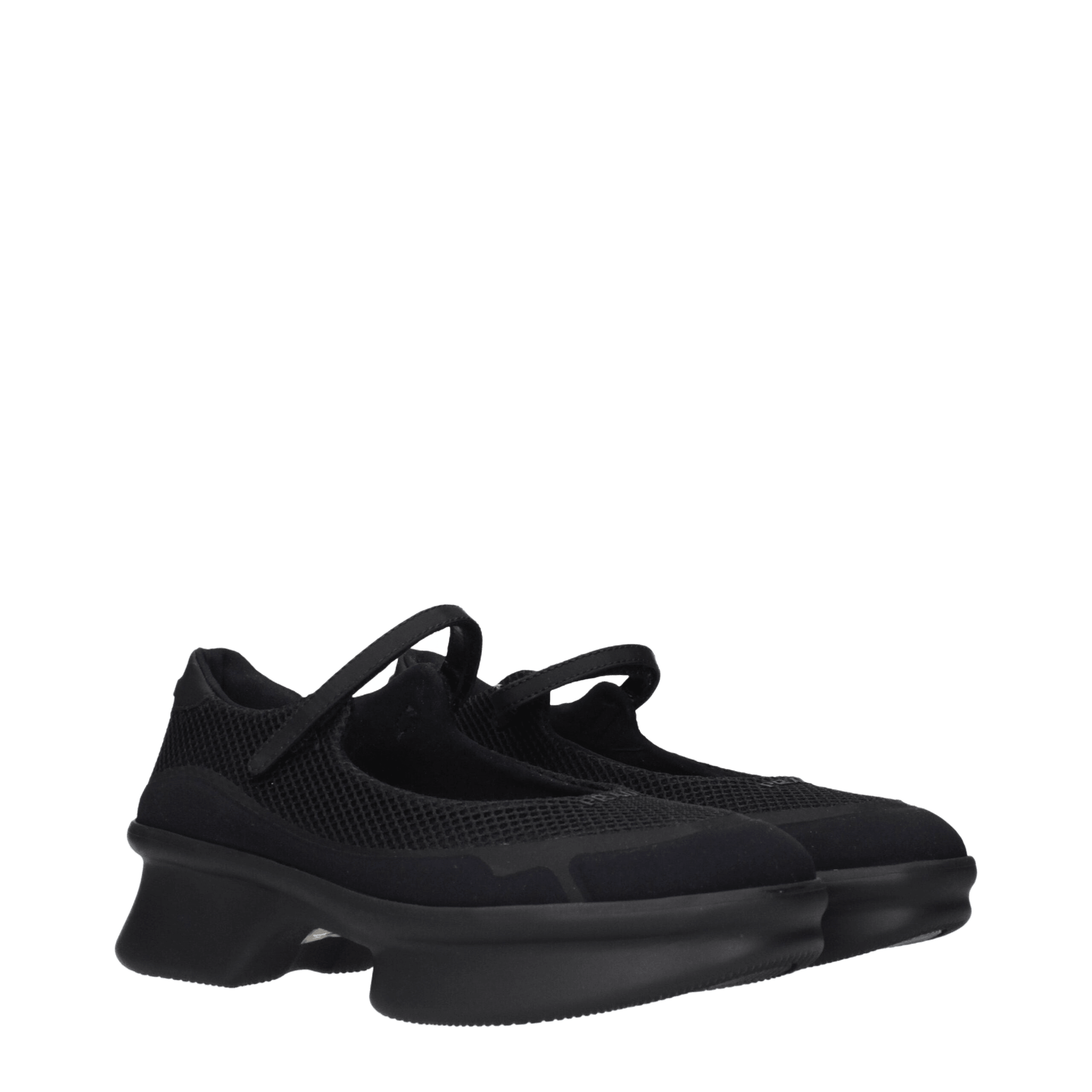 Prada Black Fibres Mules