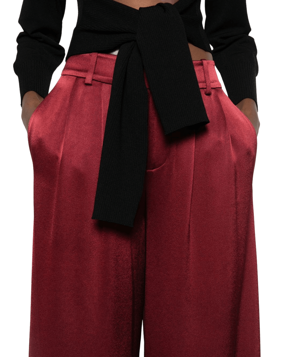 Alice + Olivia Trouser Bordeaux Glam Steals