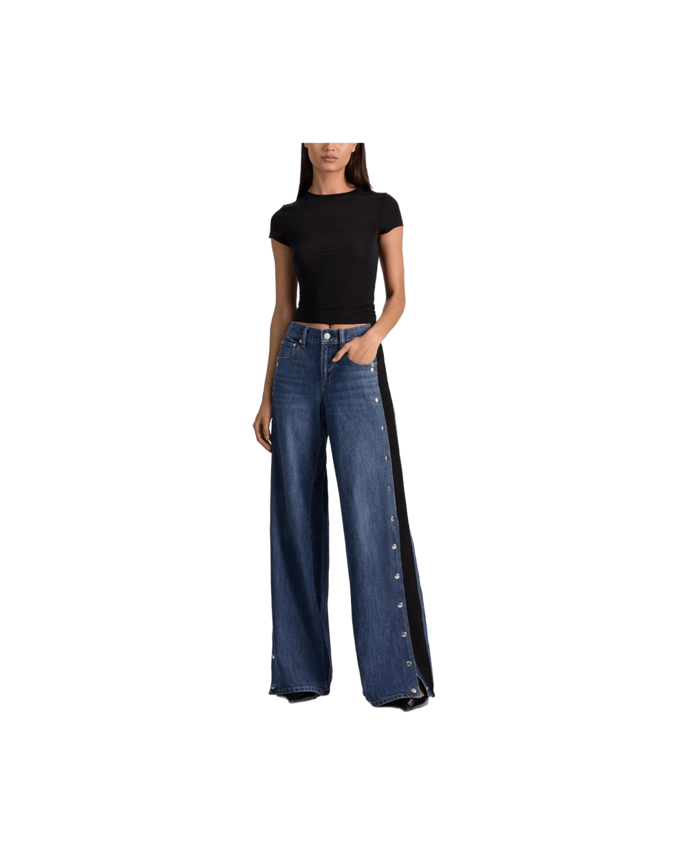 Alice + Olivia Blue Jeans Glam Steals