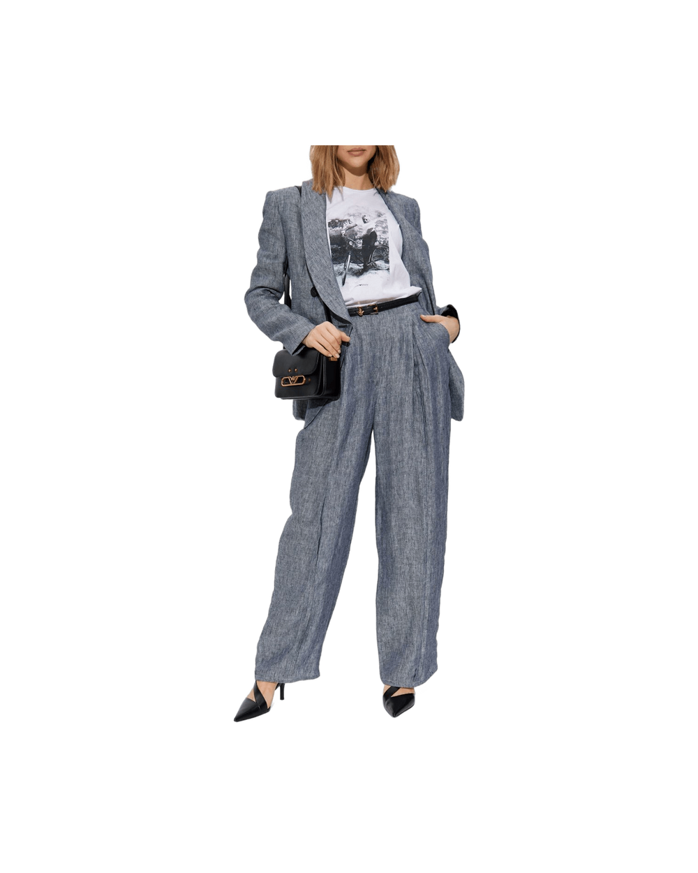 Emporio Armani White T-shirt and Polo Glam Steals