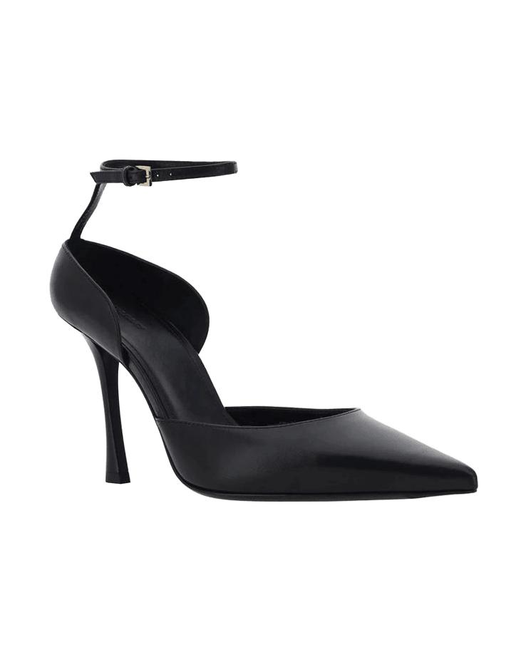 Givenchy Black Lamb Leather High-Heel Sandals Glam Steals