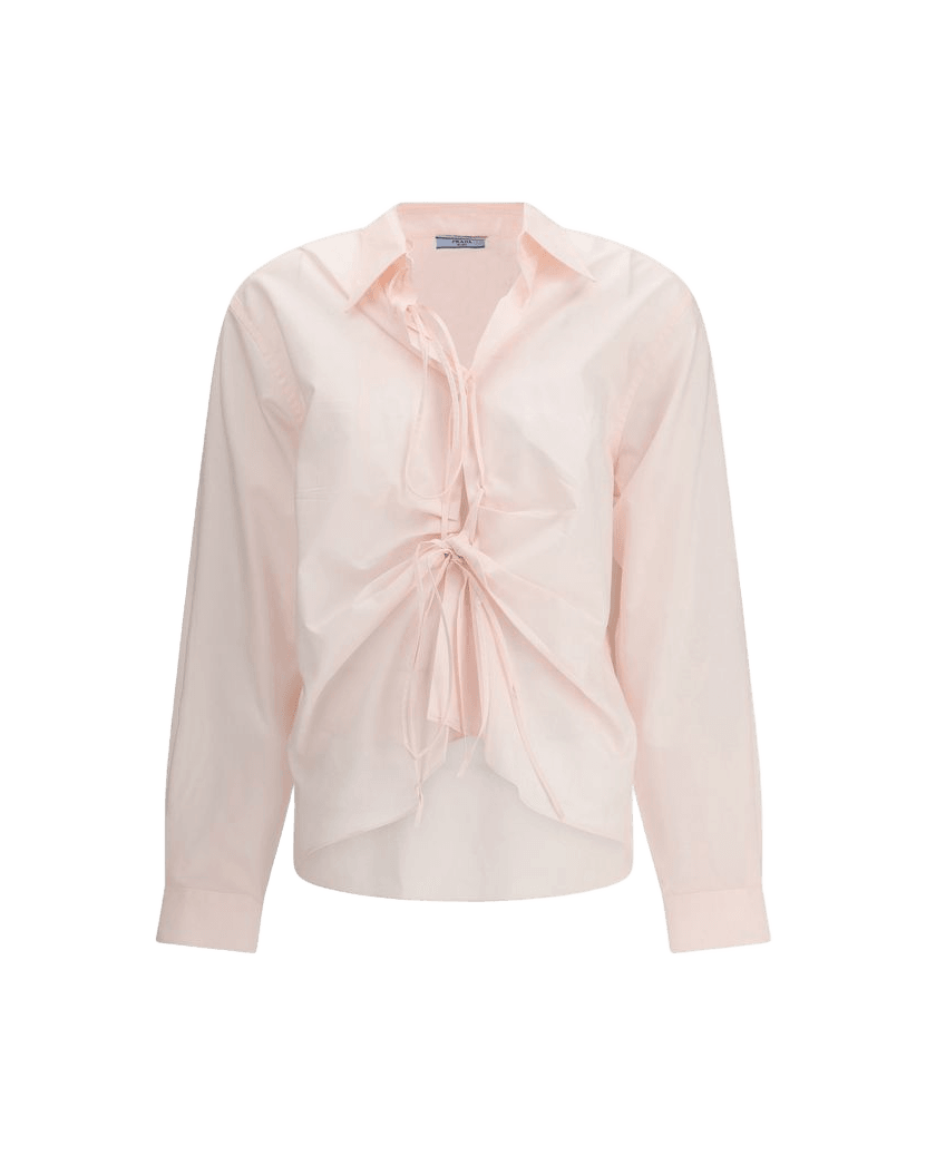 Prada Multicolor Cotton Blouse Glam Steals