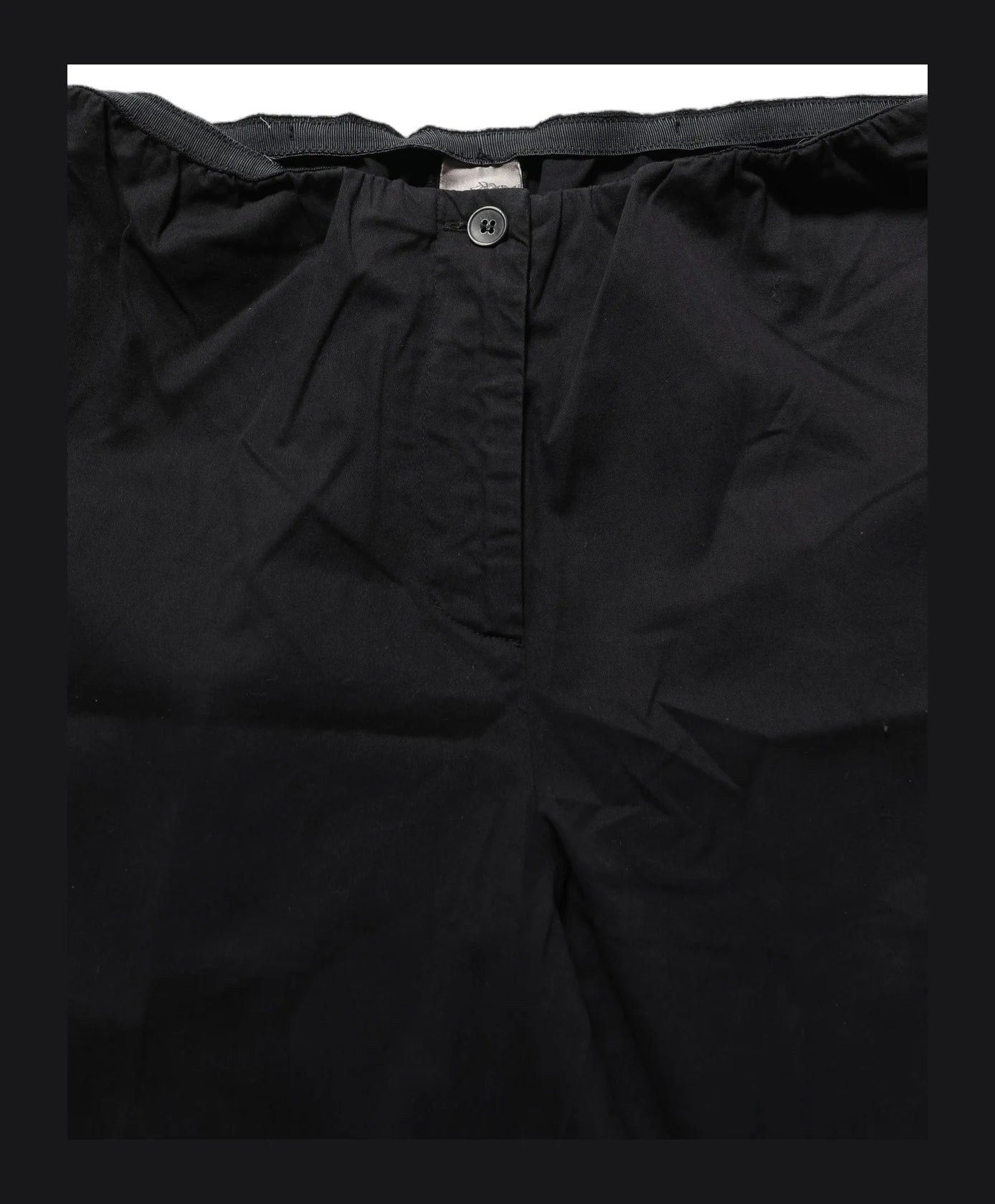 QL2 Trouser in black, Cotton