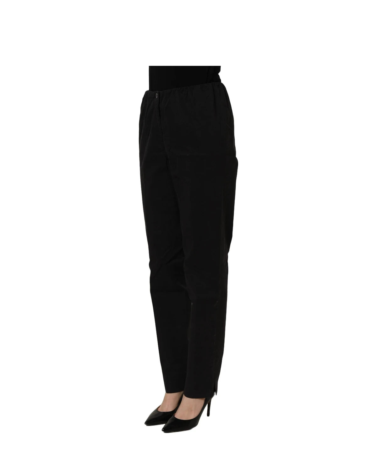 QL2 Trouser in black, Cotton — view 4