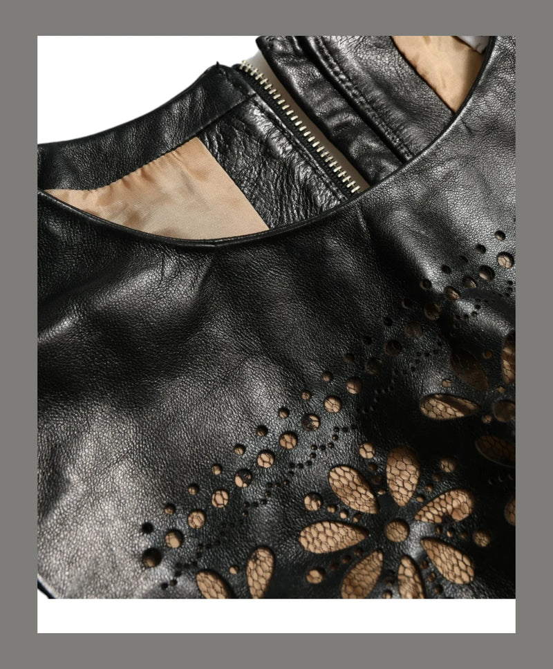 Red Valentino Dresse in black, Nylon Cotton — view 6