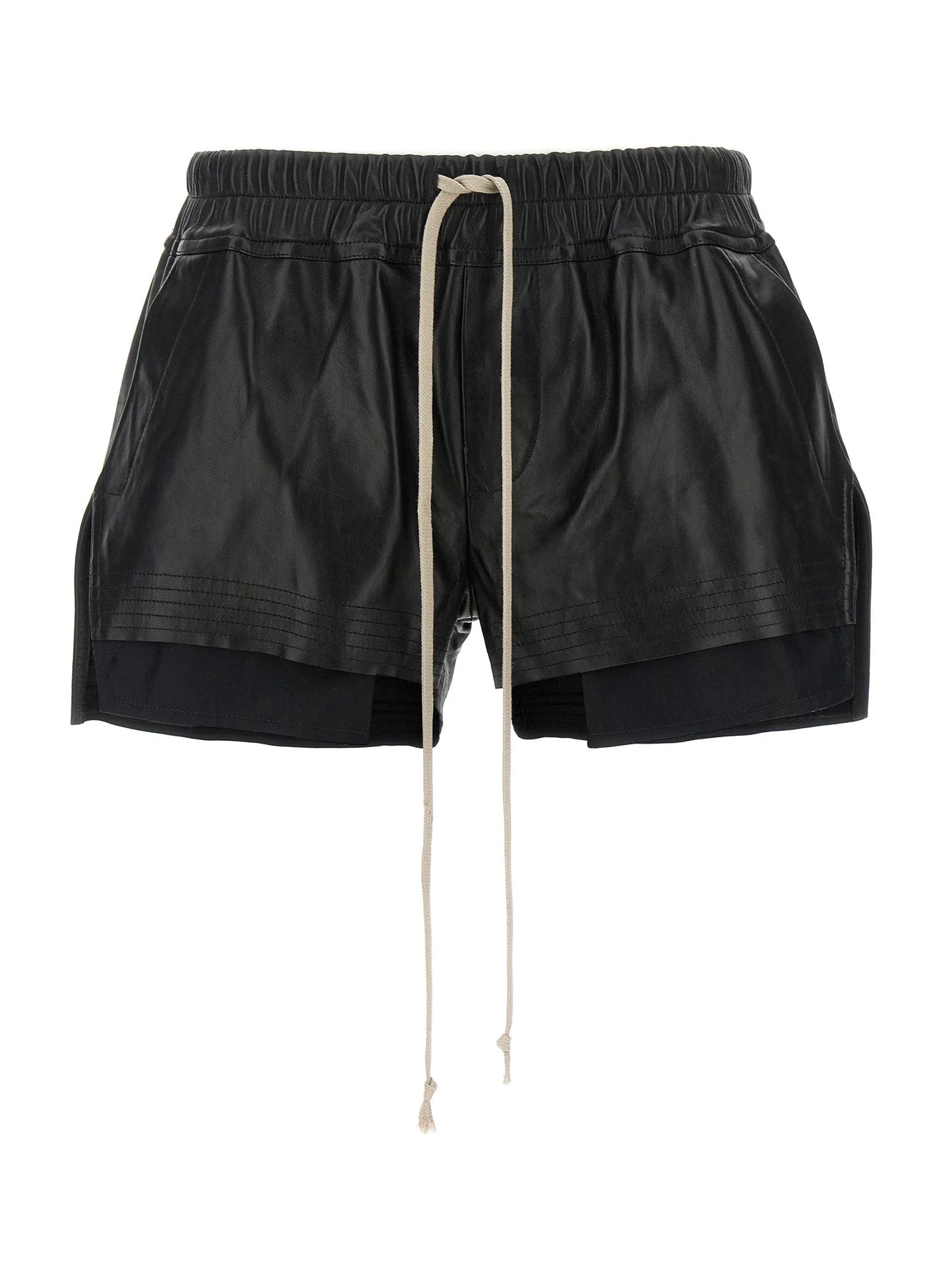 Rick Owens Bermuda in black, Lamb Leather