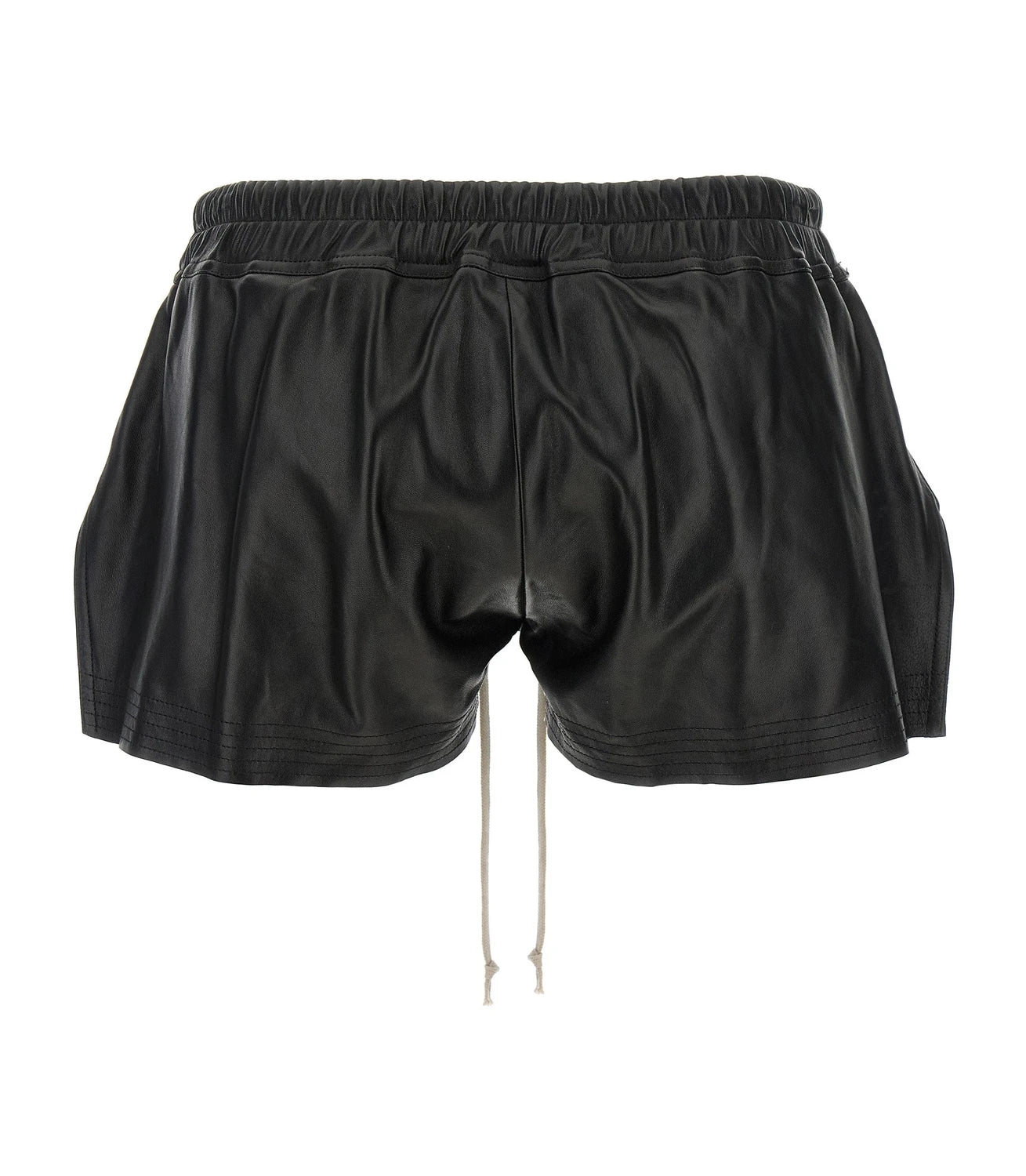 Rick Owens Bermuda in black, Lamb Leather — view 2