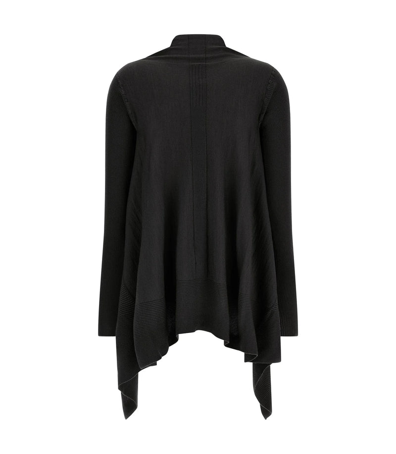 Rick Owens Cardigan in black, Cotton — view 2
