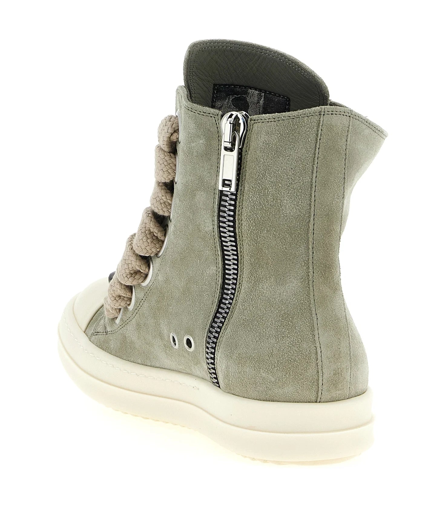 Rick Owens Sneakers in beige, Calfskin Leather — view 3