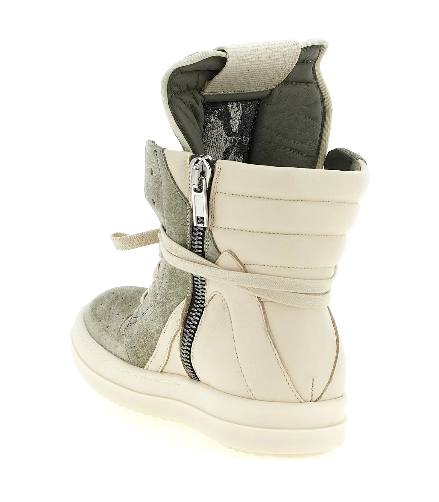 Rick Owens Sneakers in beige, Calfskin Leather — view 3