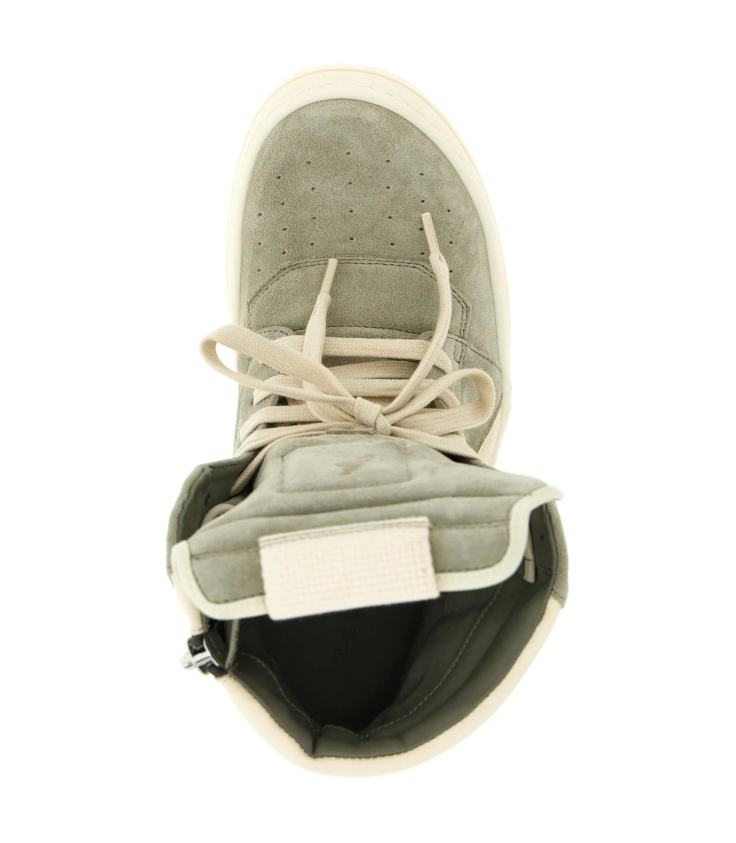Rick Owens Sneakers in beige, Calfskin Leather — view 4