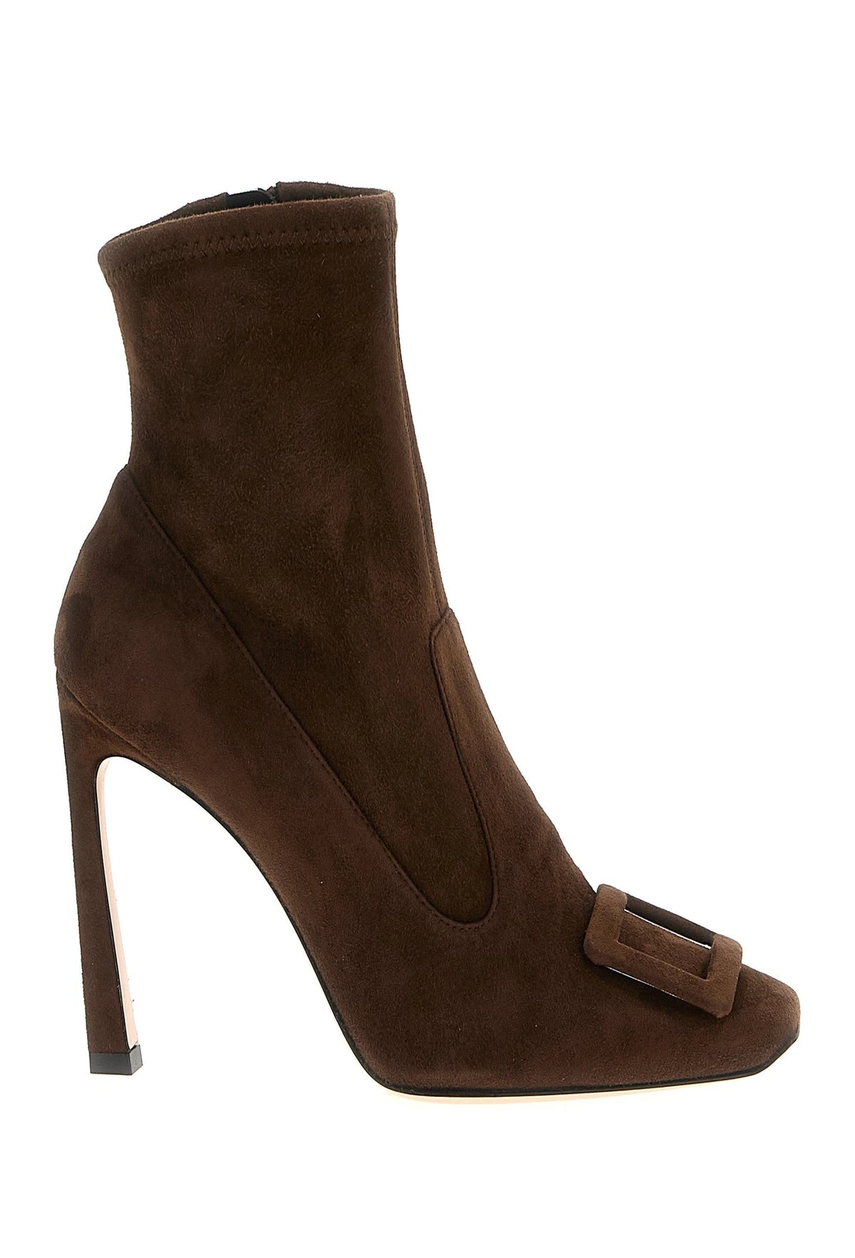 Roger Vivier Ankle Boots in brown, Lamb Leather