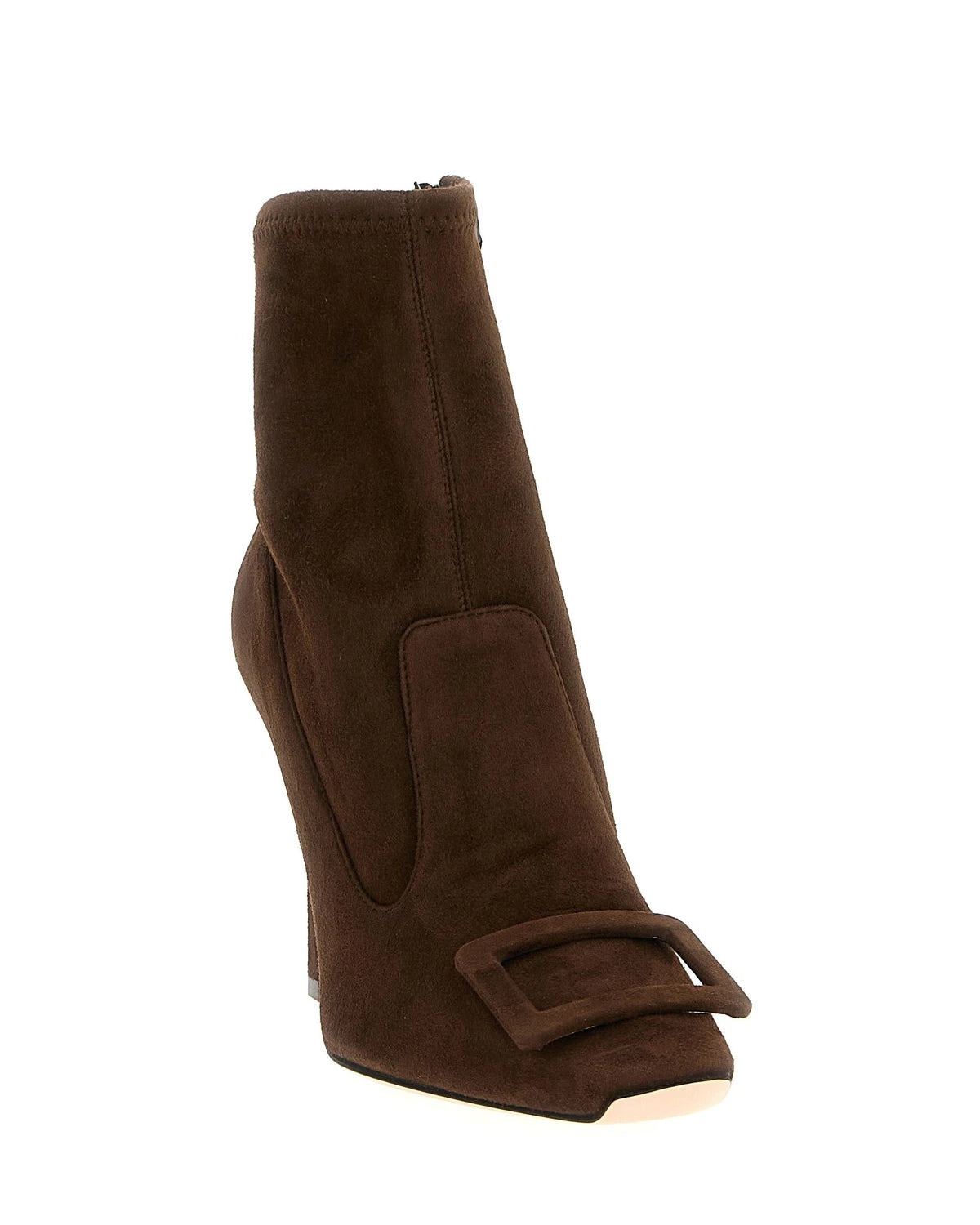 Roger Vivier Ankle Boots in brown, Lamb Leather — view 2