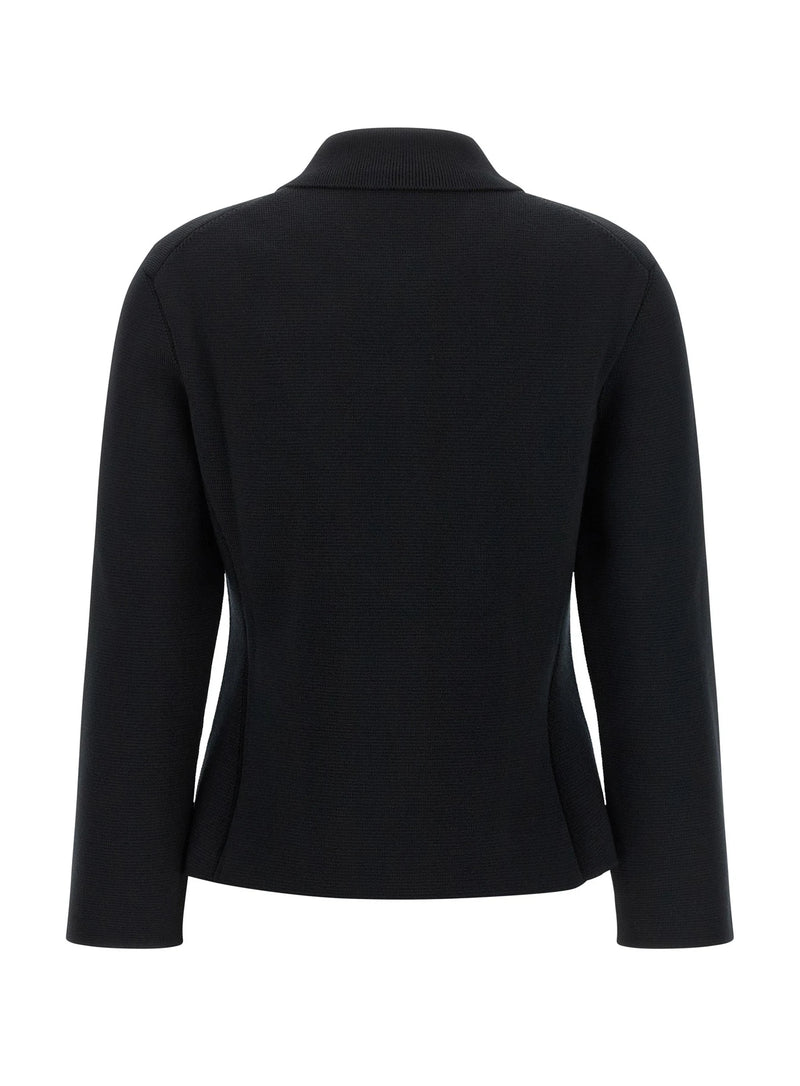 Saint Laurent Cardigan in black, Wool — view 2
