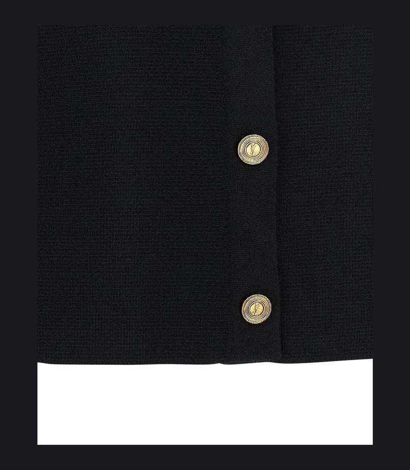 Saint Laurent Cardigan in black, Wool — view 4