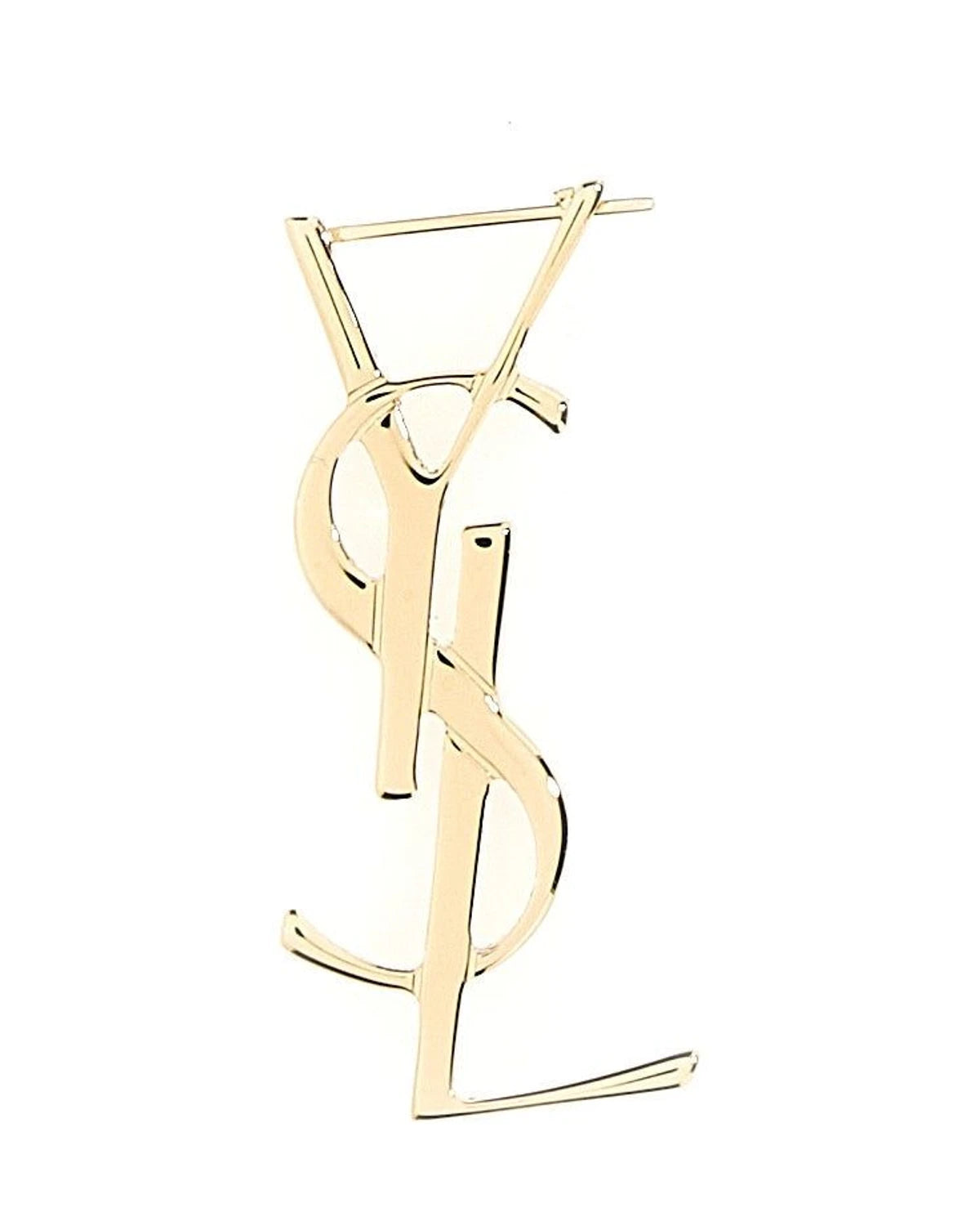 Saint Laurent Earring in gold, Brass