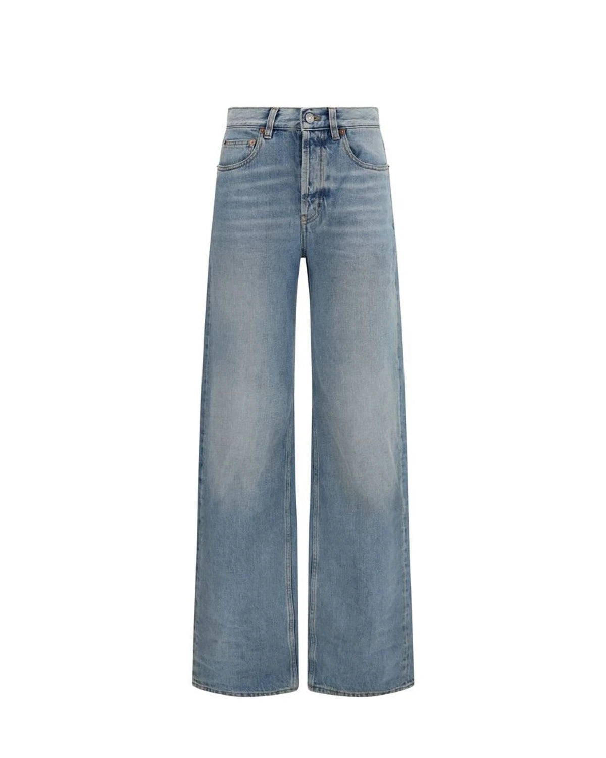 Saint Laurent Jean in blue, Cotton
