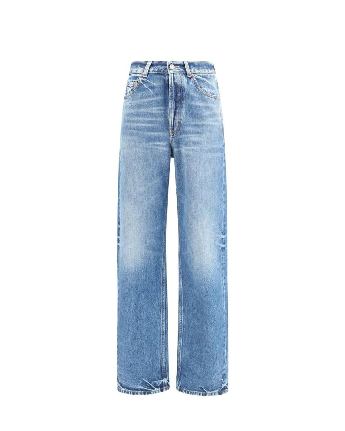 Saint Laurent Jean in blue, Cotton
