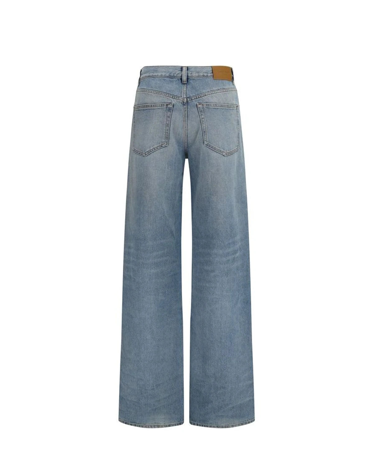 Saint Laurent Jean in blue, Cotton — view 2