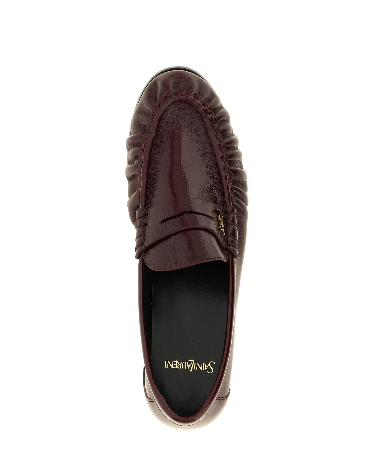 Saint Laurent Loafers in red, Calfskin Leather — view 5