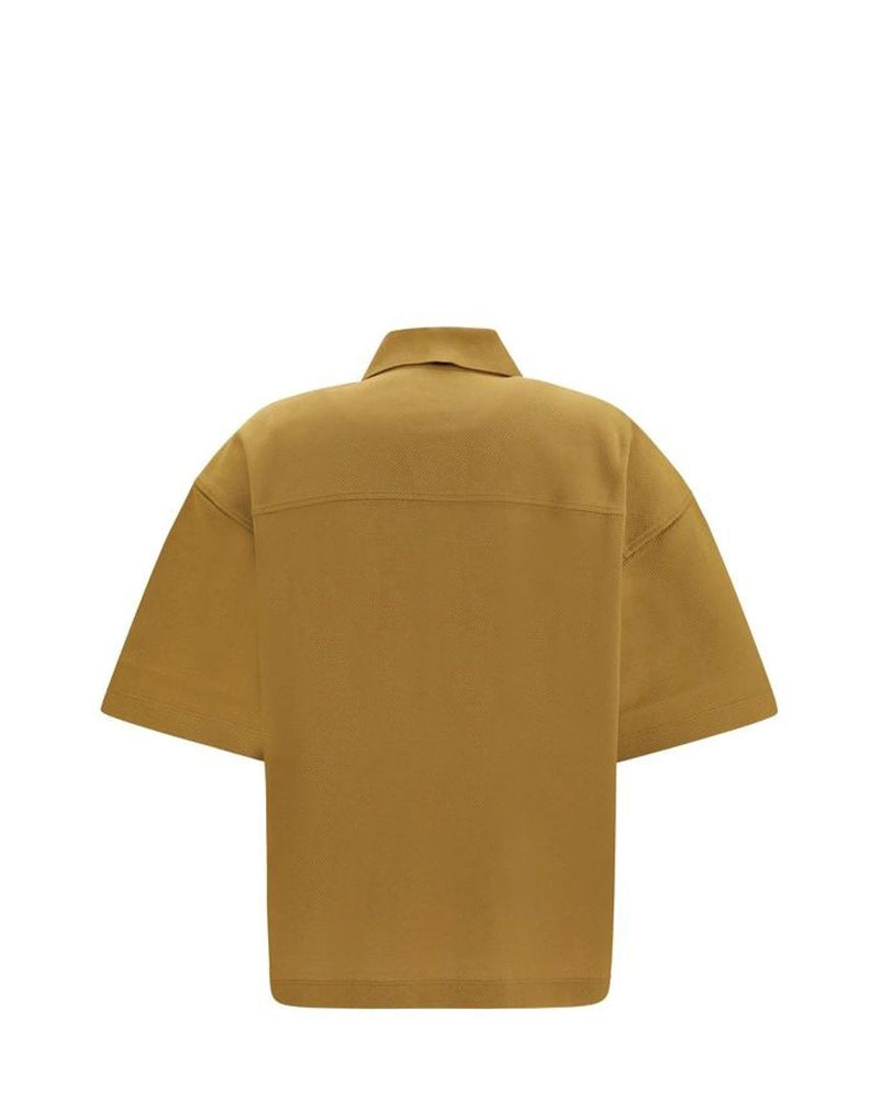 Saint Laurent Polo in brown, Cotton — view 2