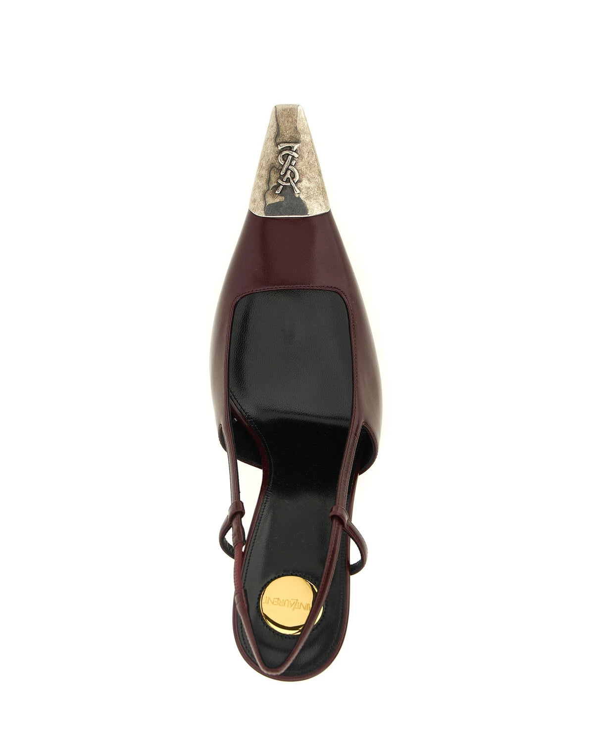 Saint Laurent Pumps in red, Lamb Leather — view 4