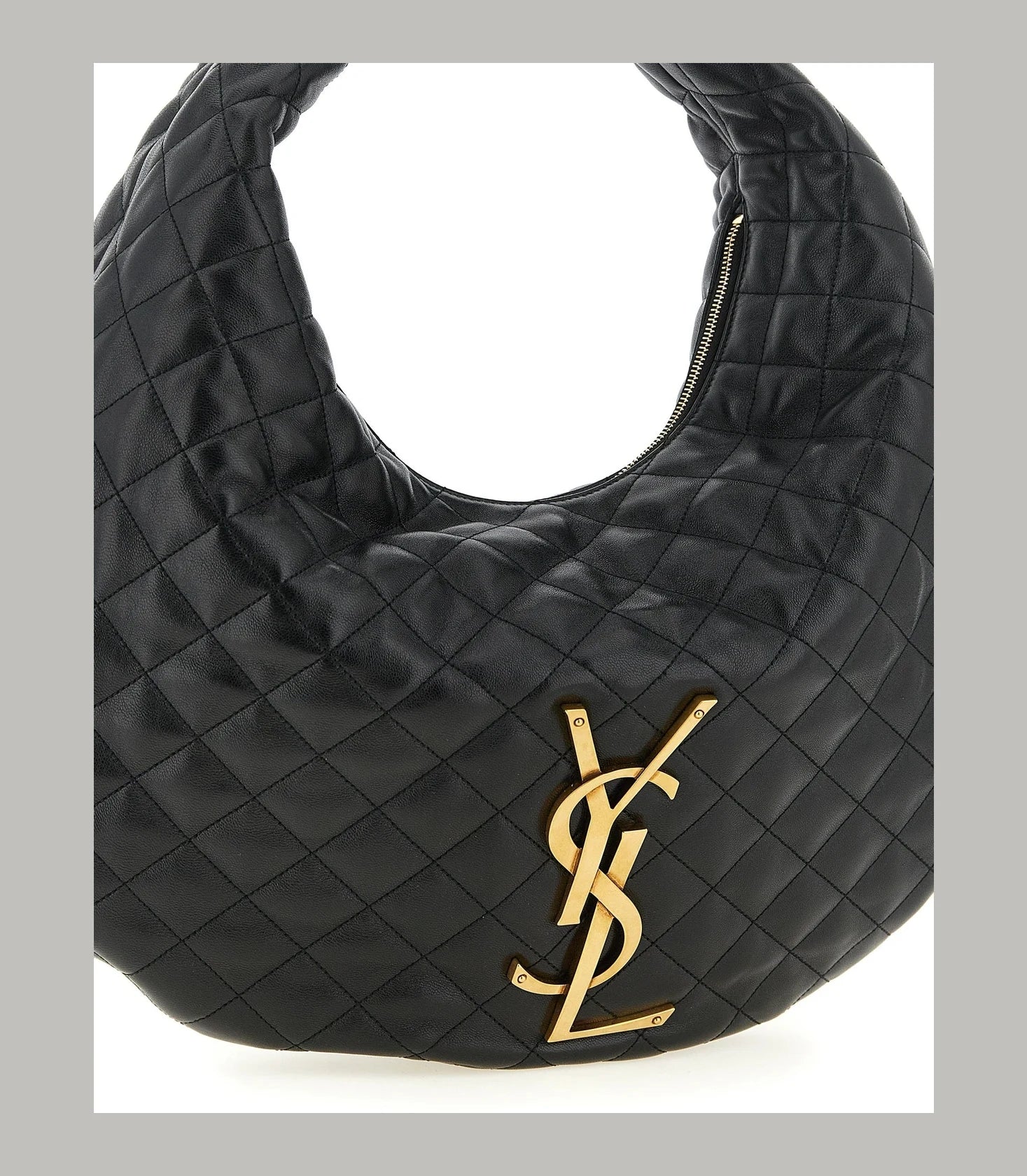 Saint Laurent Shoulder Bag in black, Lamb Leather — view 3